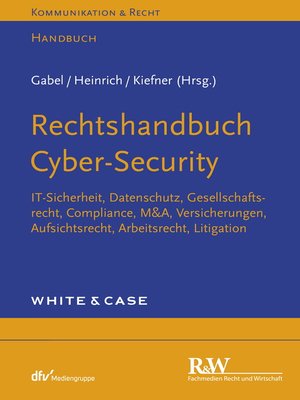 cover image of Rechtshandbuch Cyber-Security